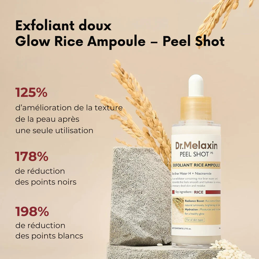 Dr.Melaxin PEEL SHOT BLANC – Sérum Exfoliant & Pureté