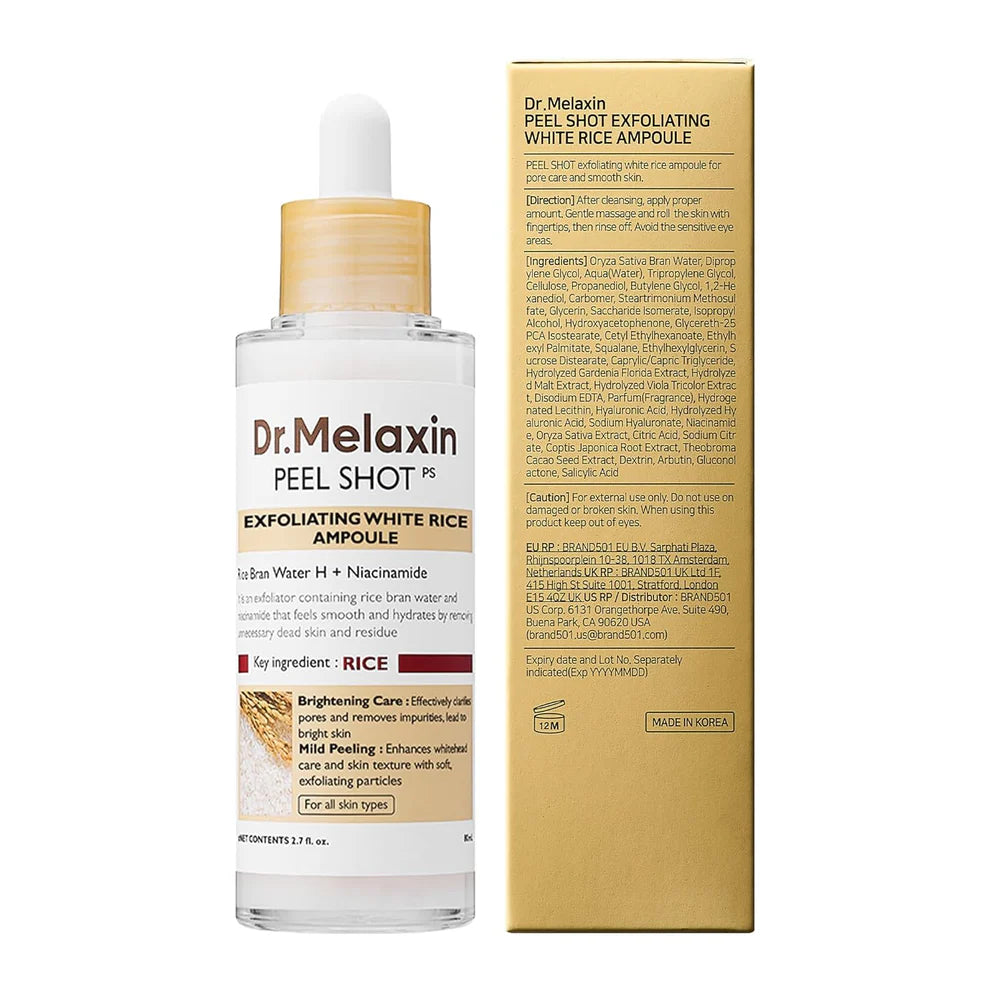 Dr.Melaxin PEEL SHOT BLANC – Sérum Exfoliant & Pureté